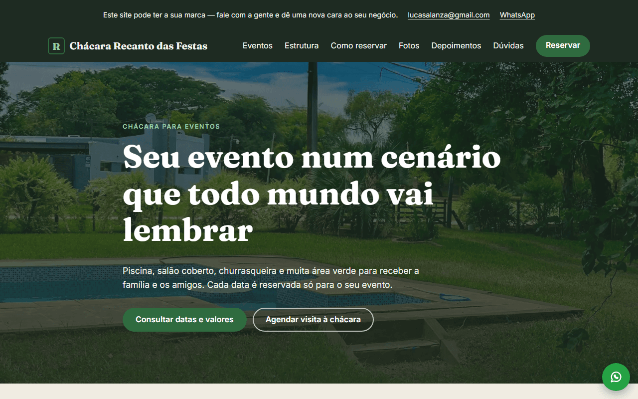 Event Venue Template